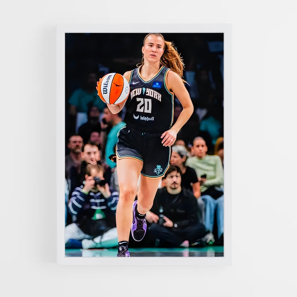 Poster Envolée de Sabrina – affiche Basketball (vue 3)